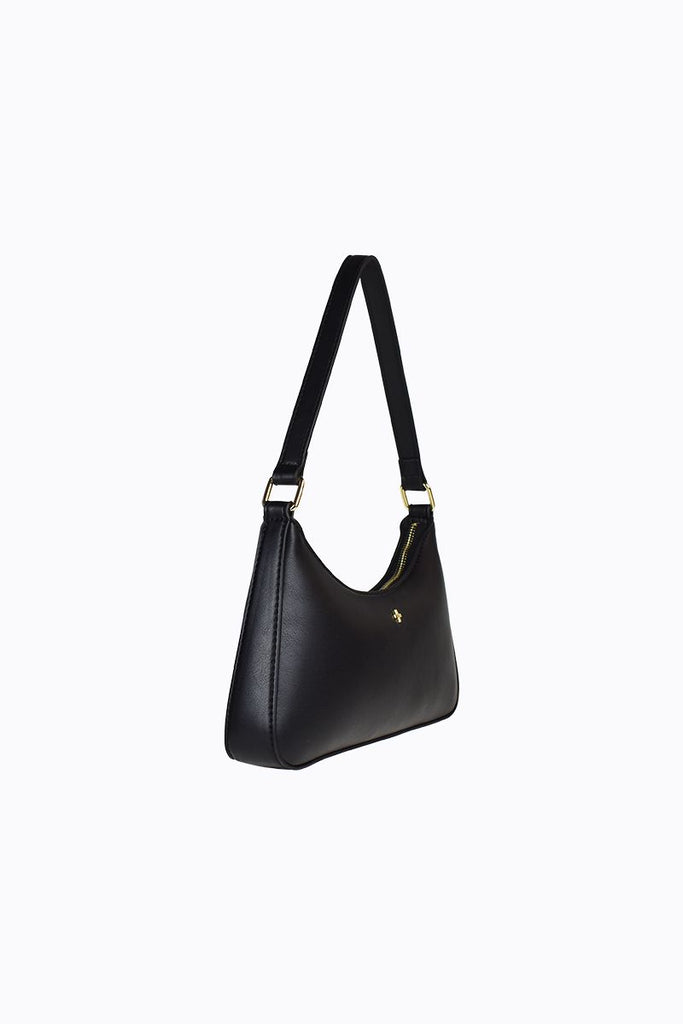 Josee Shoulder Bag Almond Suede Gold main image 1