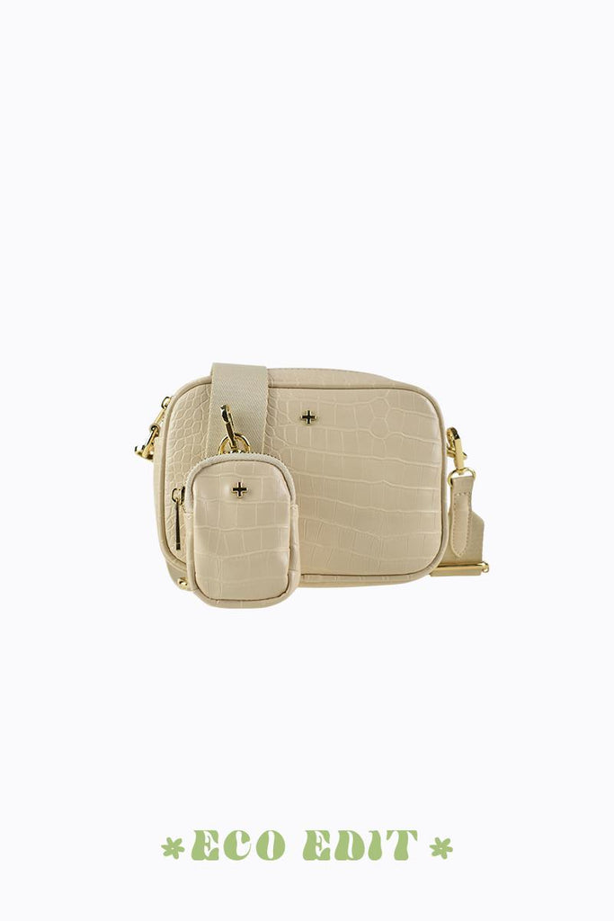 Peta & Jain Justice Bag Pebble White / Gold