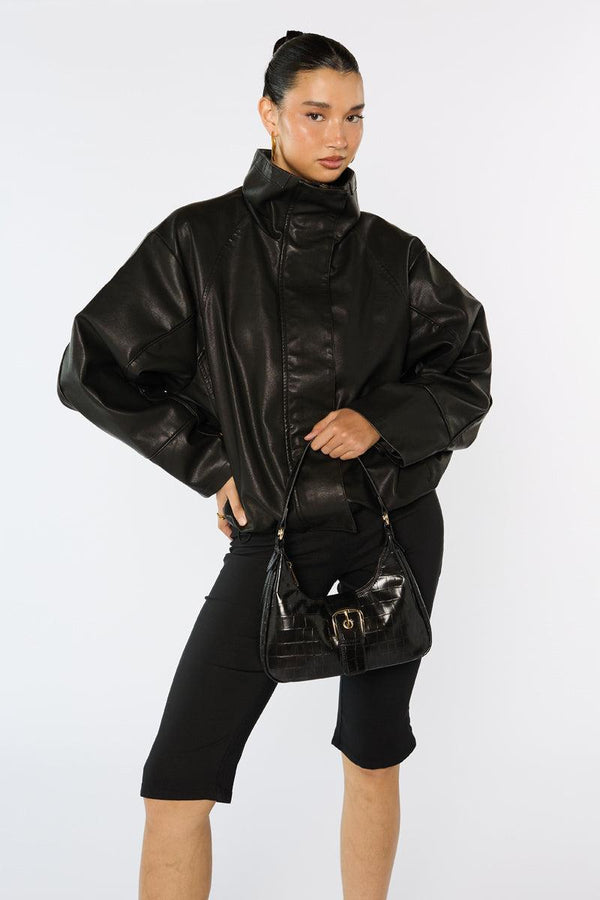 Millie - Black Croc Product Image