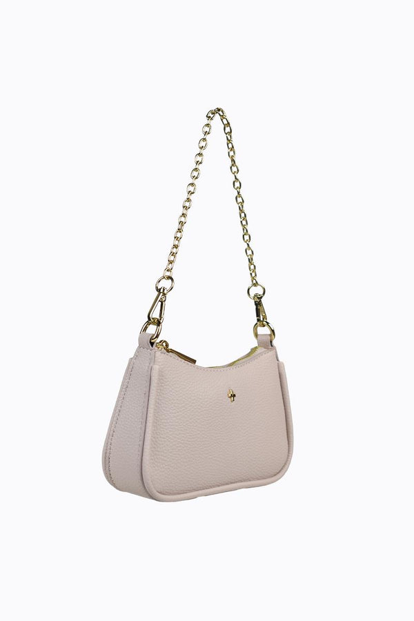 Peta & Jain Paloma Crossbody Bag White Pebble / Gold